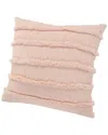 Lr Home Reena Overtufted Solid Throw Pillow In Pink