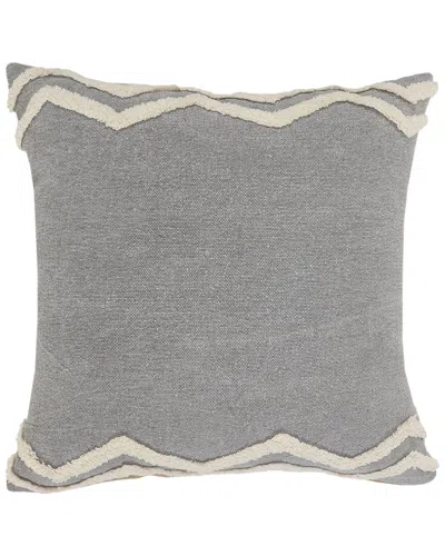 Lr Home Reena Soft Chevron Bordered Throw Pillow In Multi