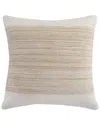 Lr Home Reese Striped & Bordered Throw Pillow In Ivory