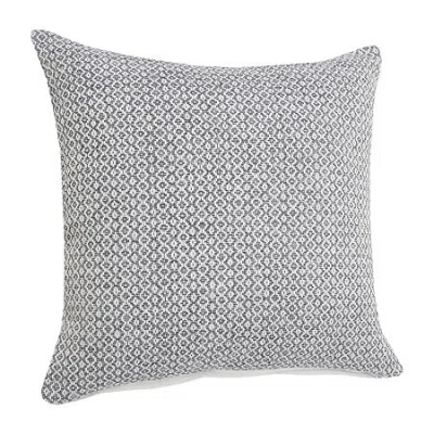 Lr Home Rile Geometric Square Throw Pillow In Gray