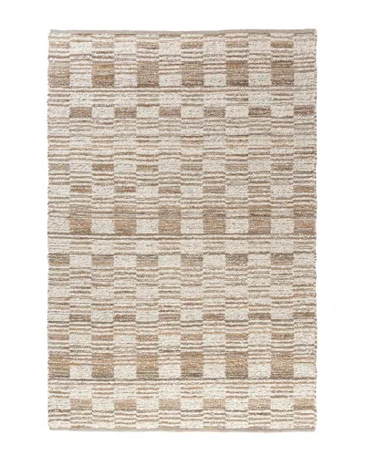 Lr Home Riviere Contemporary Checkered Handmade Area Rug In Neutral