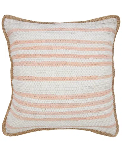 Lr Home Rodha Striped Throw Pillow In Pink
