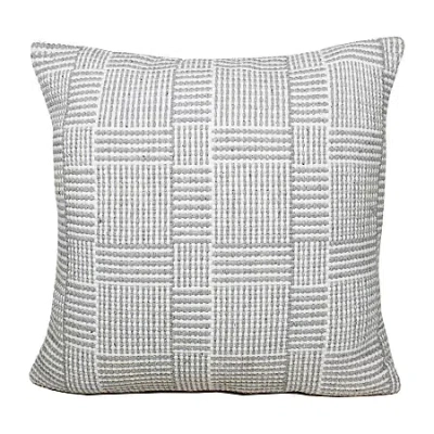 Lr Home Rom Geometric Square Throw Pillow In Gray