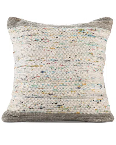Lr Home Rosalie Handwoven Modern Abstract Throw Pillow In Multi