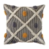 Lr Home Rosh Stripe Square Throw Pillow In Black