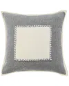 Lr Home Sabien Neutral Framed Throw Pillow In Grey
