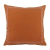 Lr Home Sade Modern Square Throw Pillow In Orange