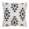 Lr Home Saki Geometric Square Throw Pillow In Black