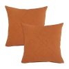 Lr Home Sal Casual Set Square Throw Pillow In Orange