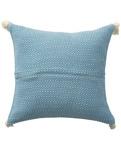 Lr Home Sanjana Chevron Throw Pillow In Blue