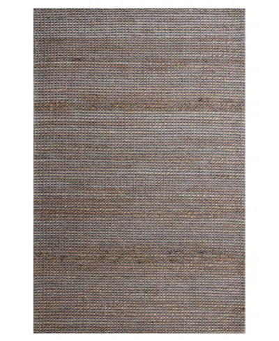 Lr Home Savannah Rondn-03421 2'x3' Area Rug In Slate Tan