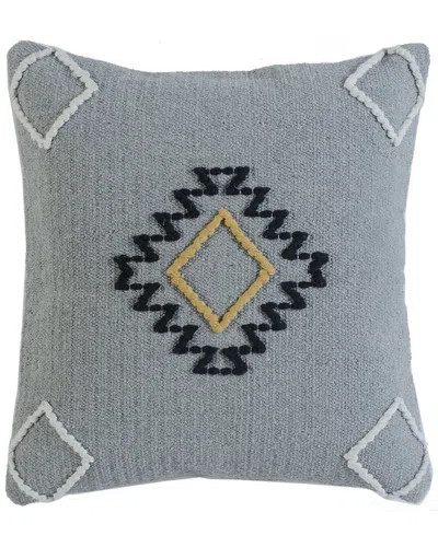 Lr Home Scandinavian Diamond Throw Pillow In Gray