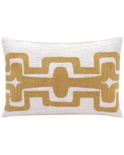 Lr Home Scarlett Geometric Handmade Throw Pillow In Red