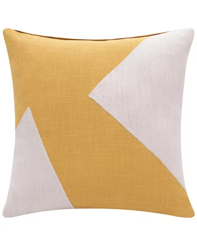 Lr Home Scarlett Modern Colorblock Handmade Throw Pillow In Multi
