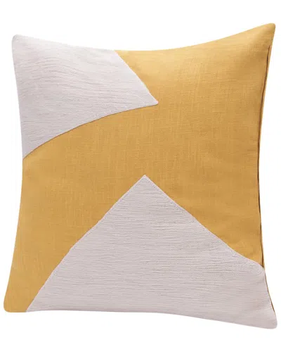 Lr Home Scarlett Modern Colorblock Handmade Throw Pillow In Red