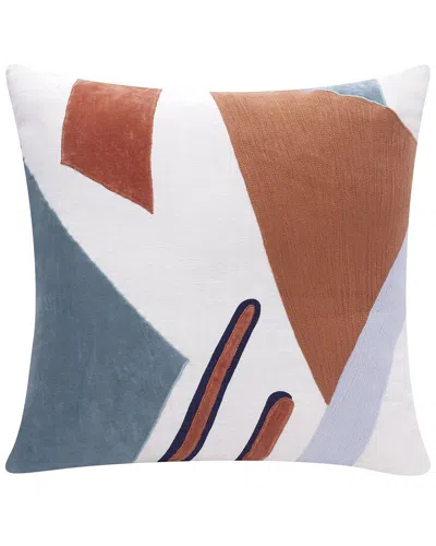 Lr Home Scarlett Modern Patchwork Handmade Throw Pillow In Green