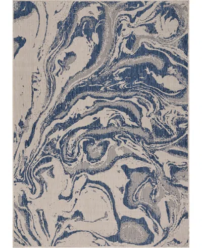 Lr Home Sean Seade-874 5'3" X 7' Outdoor Area Rug In Multi