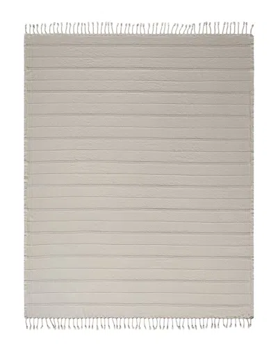 Lr Home Sejal Striped Throw Blanket In Beige