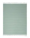 Lr Home Sejal Striped Throw Blanket In Blue