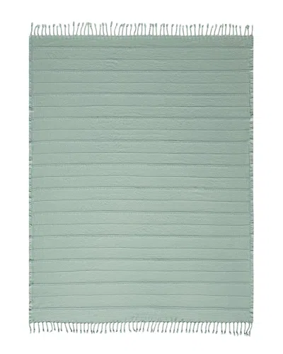 Lr Home Sejal Striped Throw Blanket In Blue