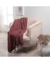 Lr Home Sejal Striped Throw Blanket In Red