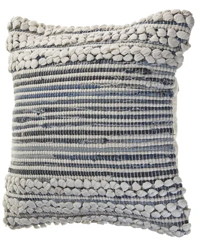 Lr Home Set Of 2 Mindy Stripe Throw Pillows In Blue