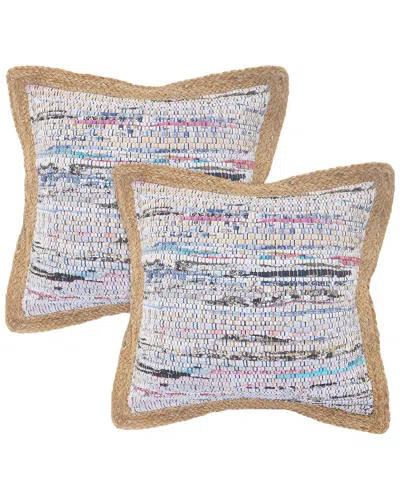 Lr Home Set Of 2 Riley Abstract Throw Pillows In Multi