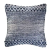 Lr Home Shab Chevron Square Throw Pillow In Blue