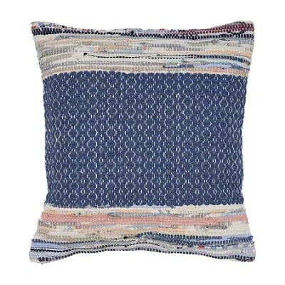 Lr Home Sher Diamond Square Throw Pillow In Blue