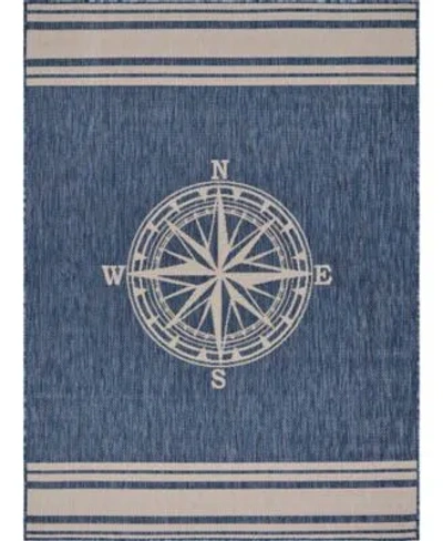 Lr Home Shoreline Srl81871 Area Rug In Blue