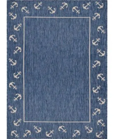 Lr Home Shoreline Srl81872 Area Rug In Blue