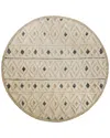 Lr Home Sinuous Modern Rug In Cream