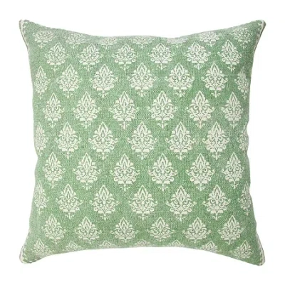 Lr Home Smit Geometric Square Throw Pillow In Green