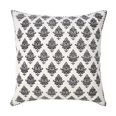 Lr Home Smit Geometric Square Throw Pillow In White
