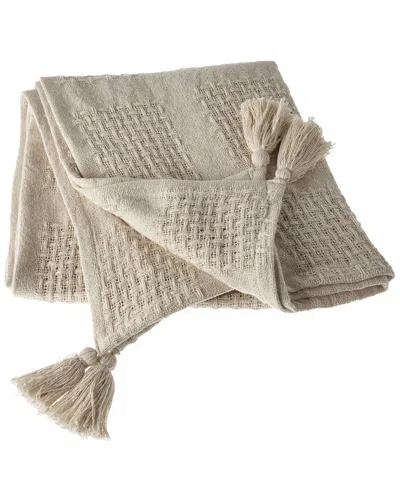 Lr Home Soft Moments Throw Blanket In Beige