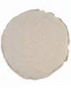 Lr Home Solid Birch Round Throw Pillow In Brown