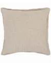 Lr Home Solid Birch Square Throw Pillow In Brown