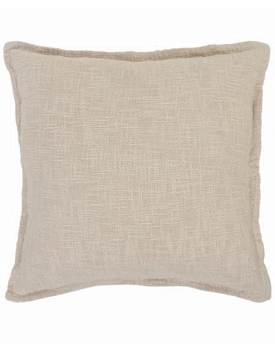 Lr Home Solid Birch Square Throw Pillow In Neutral