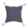 Lr Home Square Throw Pillow In Blue