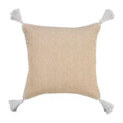 Lr Home Square Throw Pillow In Brown