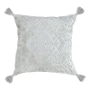 Lr Home Square Throw Pillow In Silver