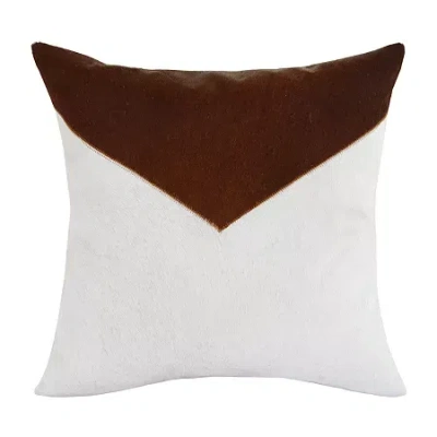 Lr Home Square Throw Pillow In White