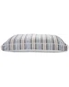 Lr Home Striped Pillow Dog & Cat Bed With Removable Cover In Grey