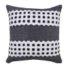 Lr Home Sundry Stripe Square Throw Pillow In Gray