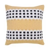 Lr Home Sundry Stripe Square Throw Pillow In Yellow