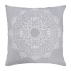 Lr Home Sunny Casual Square Throw Pillow In Gray