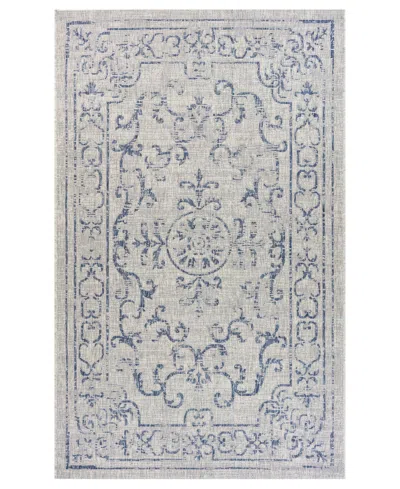 Lr Home Sunny Sunsh-249 7'9" X 9'9" Outdoor Area Rug In Multi