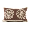 Lr Home Surry Abstract Rectangular Throw Pillow In Brown