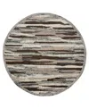 Lr Home Sweet Sinuo-121 4' X 4' Round Area Rug In Multi