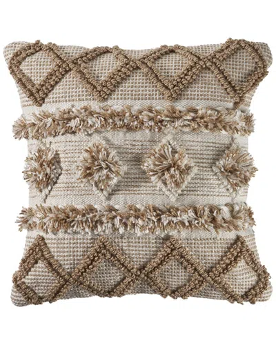 Lr Home Textured Geometric Indoor/outdoor Throw Pillowê